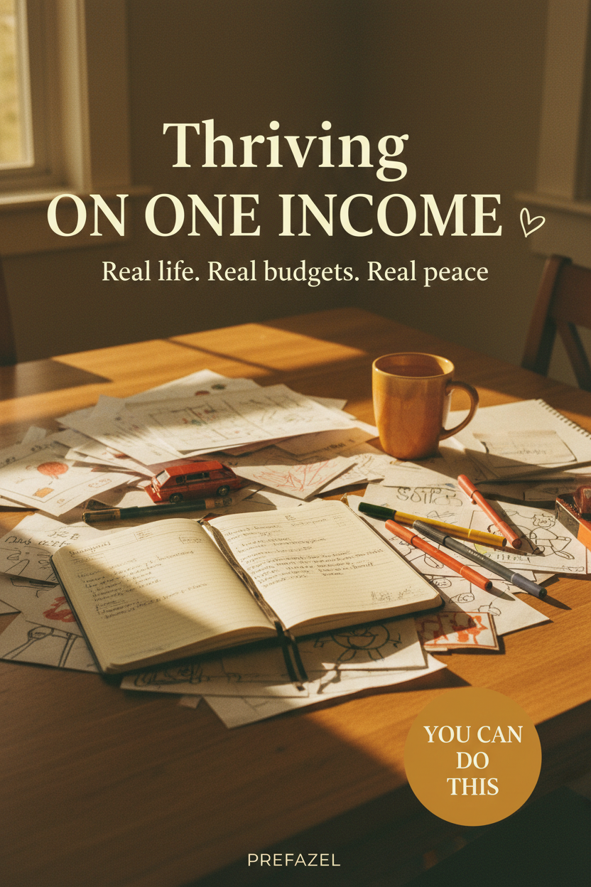 Thriving on One Income - real mom life budgeting ebook by Prefazel